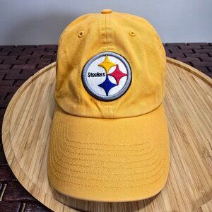 Pittsburgh Steelers 47 Brand Gold Clean Up Adjustable Hat 100% Cotton